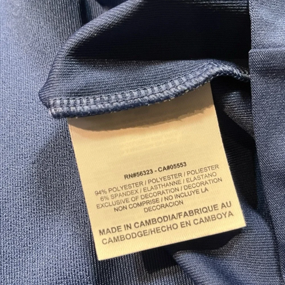Nike Gold Men's 1/4 Zip Dri Fit Pullover‎ Blue Size XL EUC
